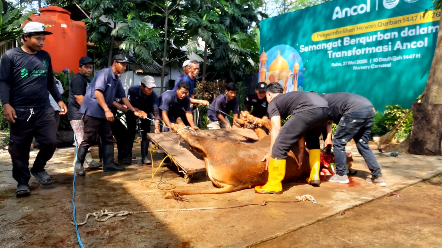 Ancol Pastikan Proses Pemotongan Hewan Kurban Higienis dan Layak Disalurkan kepada Masyarakat